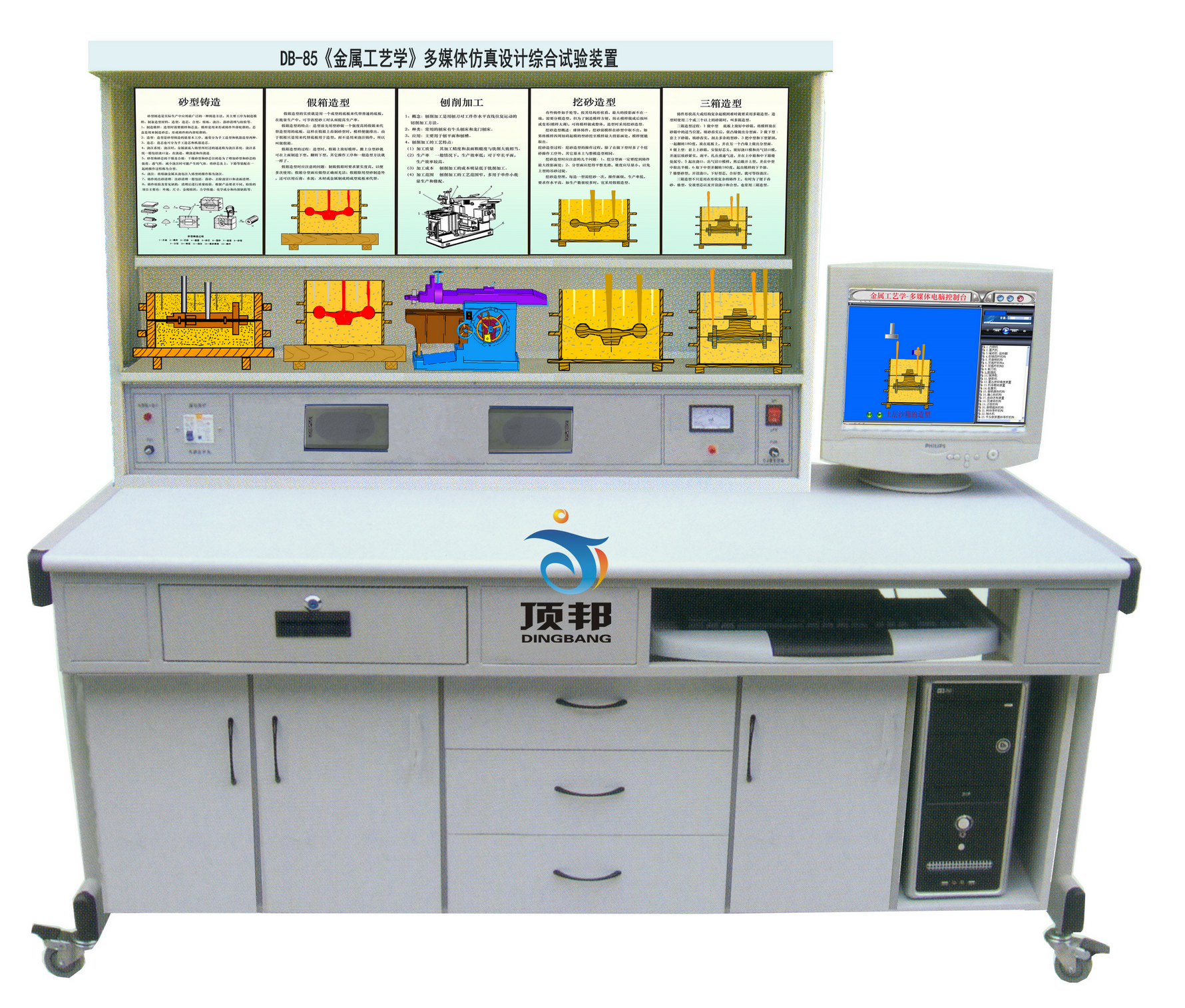 《金属工艺学》多媒体仿真设计综合试验装置