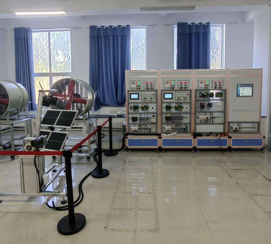 新能源光伏工程技术与应用实训室建设方案(图7) 风光互补发电实训系统
